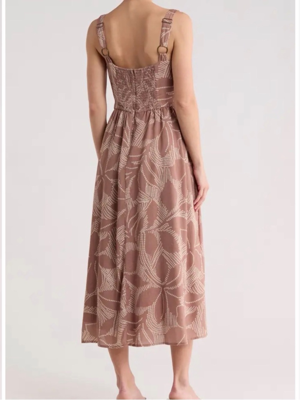 NWT Hutch Dusty Petersen Button-Front Midi Dress medium - Picture 2 of 7